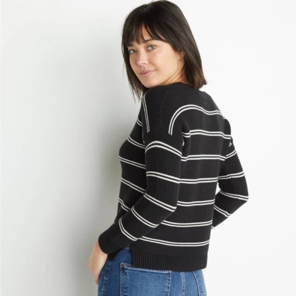 Marine ayer autical triped rewneck weater - Picture 2 of 3